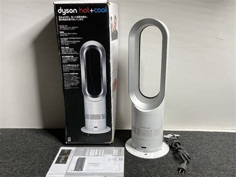 やや傷や汚れあり 動作品 dyson hot cool AM 温風 冷風 羽なし扇風機 ファンヒーター ホワイト リモコン付 ダイソン ホット クール の落札情報詳細