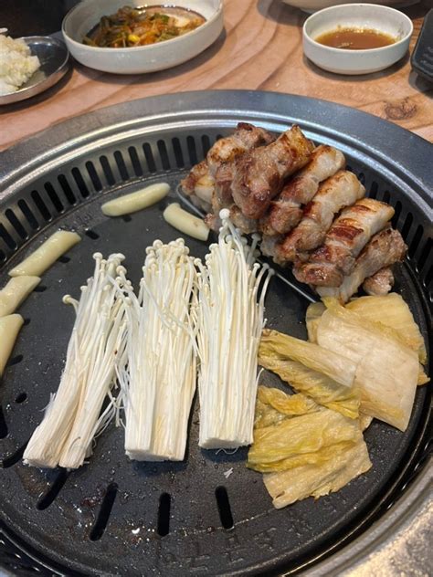 순천 숙성 삼겹살 맛집 맛찬들 왕소금구이 순천신대 네이버 블로그