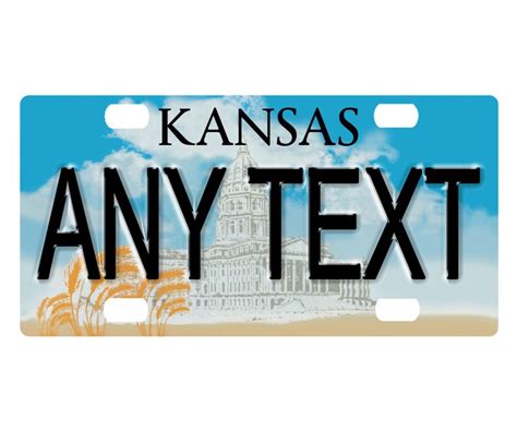 Custom Personalized State License Plate Kansas 2001 Novelty - Etsy