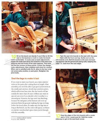 Cedar Bench Plans • WoodArchivist