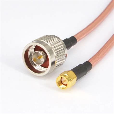 Wifi Antenna Cable N Male To Sma Male Connector Low Loss Rg142 15cm 50cm 100cm 200cm