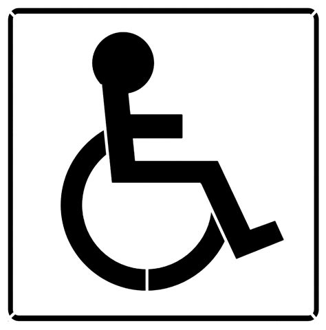 Wheelchair Sign Clipart Best