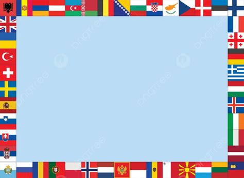 Frame Made Of European Flags Belgium Icon Finland Vector Belgium Icon