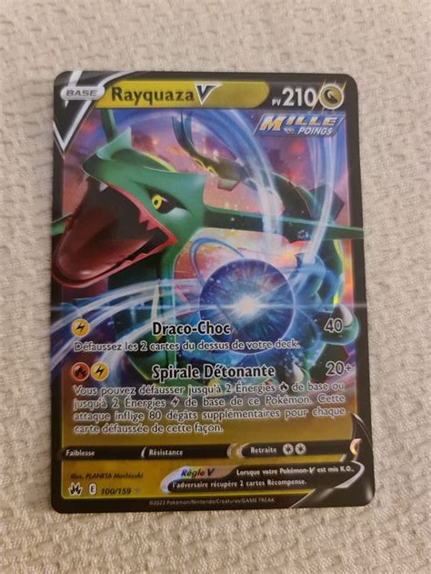 Carte Pokemon Rayquaza V Zenith Supreme Fr Comprare Su Ricardo