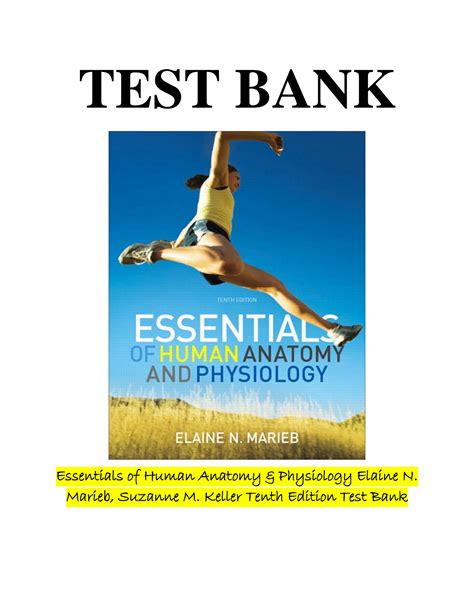 Solution Essentials Of Human Anatomy Physiology Elaine N Marieb