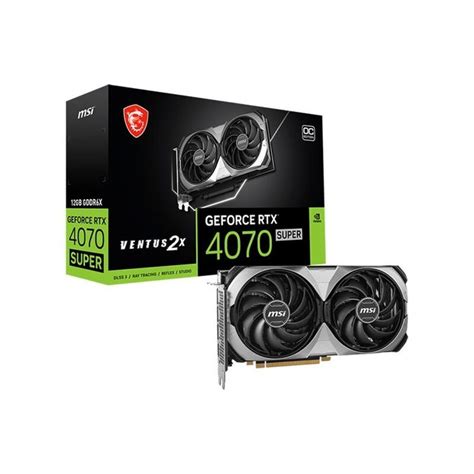 【手慢无】微星rtx 4070 Super万图师显卡特价4899元（全文）微星 Geforce Rtx 4070 Ventus 3x 12g