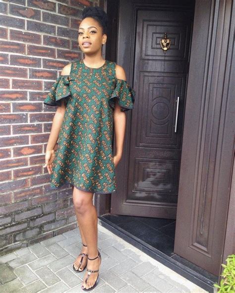 Ankara Cold Shoulder Styles For Elegant Women Fabwoman In 2019