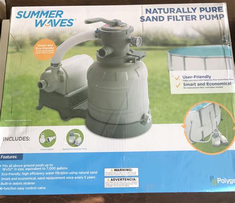 Buy Summer Waves Sand Filter Pump For Above Ground Pools Online At