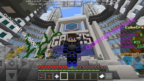 Playing Cube Craft Skyblock Youtube