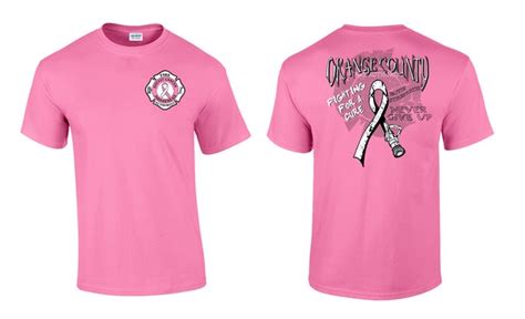 Breast Cancer Awareness Shirt Mens Crew Neck