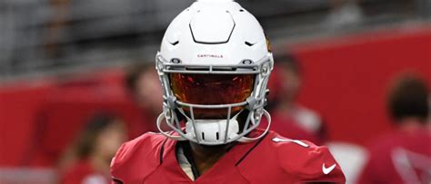 Kyler Murray Rocks Awesome Red Visor For The Arizona Cardinals | The ...