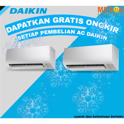 Jual DAIKIN FTP 25 AV14 AC SPLIT 1PK FREON R32 BREEZE MALAYSIA