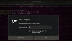 Cifrar Y Descifrar Archivos En Linux Con Gpg Parzibyte S Blog