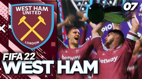 West Ham Win The Premier League Fifa West Ham Career Mode Ep