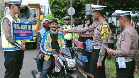 Polres Lampung Timur Laksanakan Kampanye Keselamatan Saat Operasi