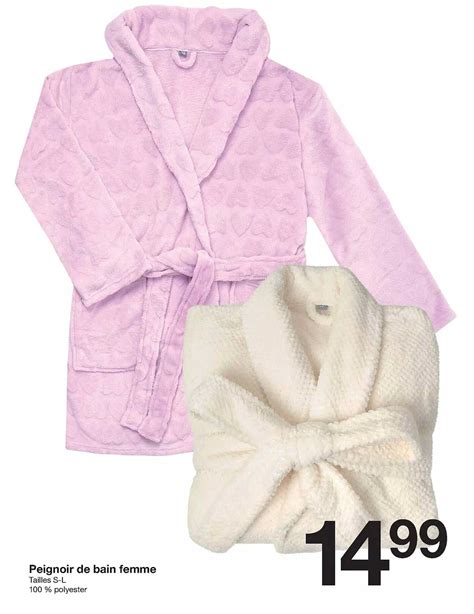 Offre Peignoir De Bain Femme Chez Zeeman