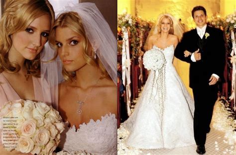 Celebrity Brides By Style Jessica Simpson Romantic Bride