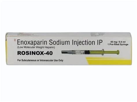 Rosinox Mg Injection At Rs Piece Enoxaparin Injection In Navi