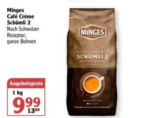 Minges Caf Cr Me Sch Mli Angebot Bei Globus