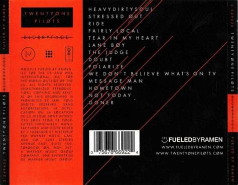 Blurryface By Twenty One Pilots Cd May 2015 Fueled By Ramen Records For Sale Online Ebay