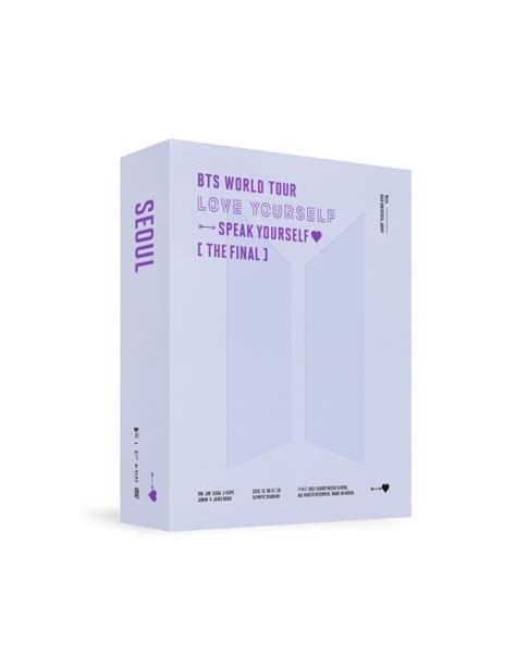 Bts World Tour Love Yourself Speak Yourself The Final Dvd Kpopowopl Albumy Kpop Cd Gadżety