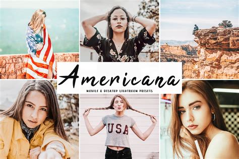 照片一键增加漂亮的暖色调LR预设 Americana Mobile Desktop Lightroom Presets 设计小咖