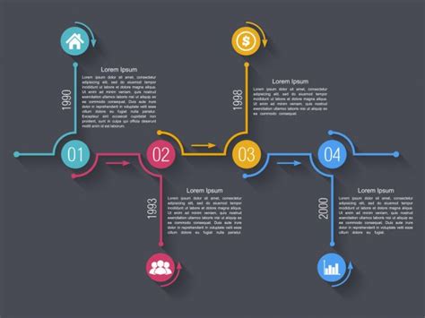 Timeline Infographics Stock Vector By Human