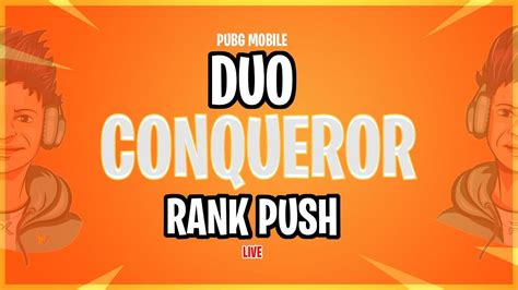 🔴 Live Duo Rank Pushing To Conqueror Pubg Mobile Rush Gameplay