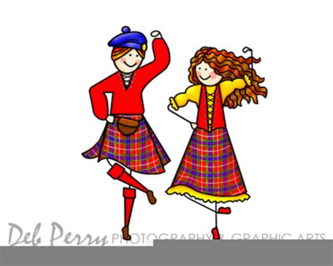 Highland Dance Clipart Image