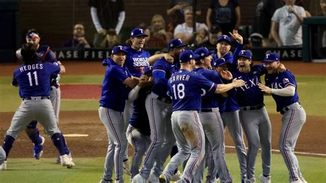 Texas Rangers Clinch First Ever World Series Title