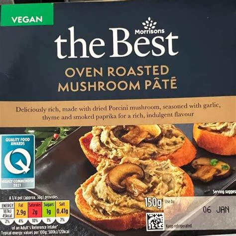 Morrisons Oven Roasted Mushroom Pat Reviews Abillion