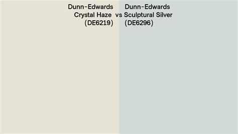 Dunn Edwards Crystal Haze Vs Sculptural Silver Side By Side Comparison