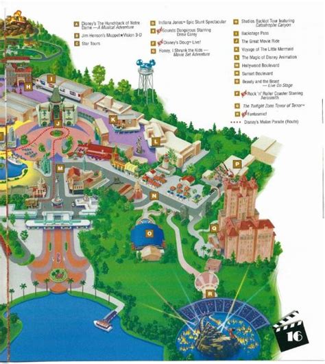Mgm Hollywood Studios 2005 Disney Maps Pinterest Holl