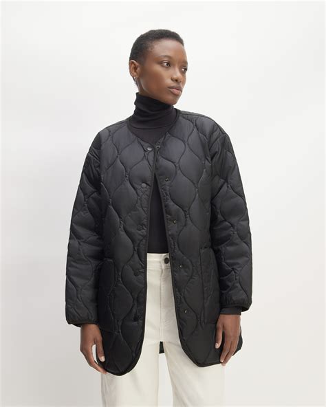 The Quilted Liner Black Everlane