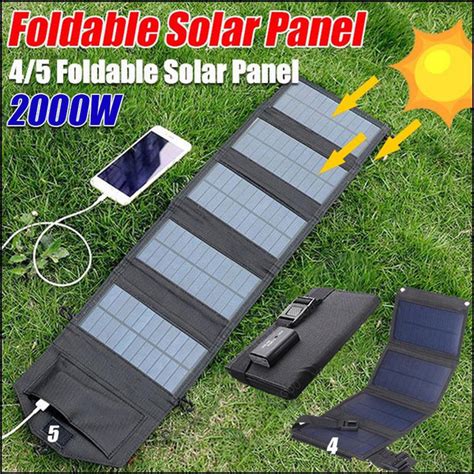 2023 Latest Hot sales! 4/5 Foldable Solar Panels 2000W Black/Camouflage ...