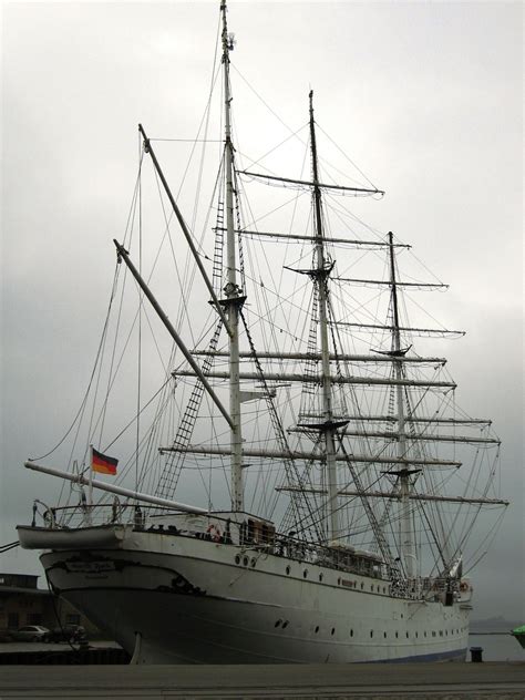 Gorch Fock Ship Stralsund Sailing Free Photo On Pixabay Pixabay