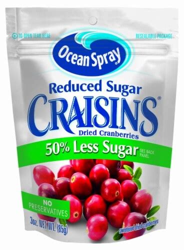 Ocean Spray® Reduced Sugar Craisins® 3 Oz Kroger