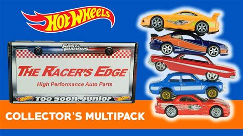 UNBOXING Hot Wheels Fast And Furious Racer S Edge Collector S 5 Pack