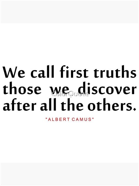 We Call Firstalbert Camus Inspirational Quote Poster By