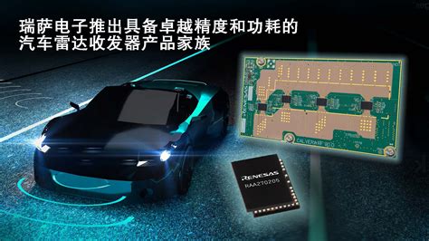 瑞萨电子推出具备卓越精度和功耗的汽车雷达收发器产品家族 Renesas