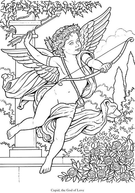 Printable Angel And Cherub Coloring Pages