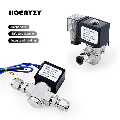 V Lvula Solenoide El Ctrica De Acero Inoxidable 1 4 Normalmente Abierta