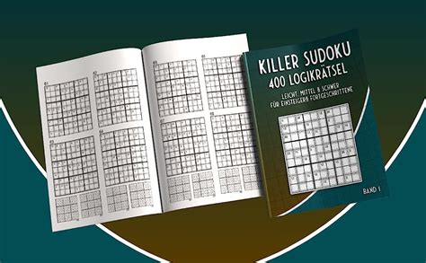 Killer Sudoku Leicht bis Schwer Sudoku Rätselbuch mit 400 Summen