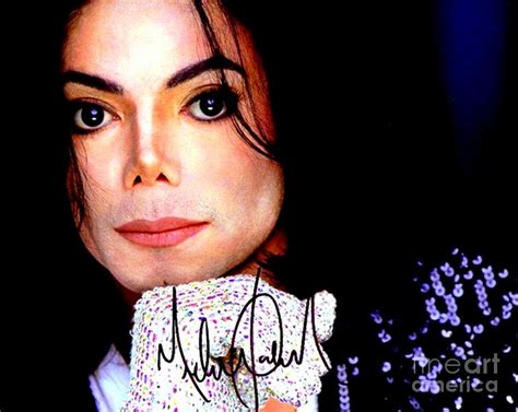 Michael Jackson Autographed Photo Photograph By Pd Fine Art America