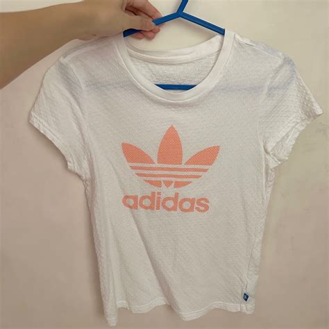 Adidas White TShirt, Women's Fashion, Tops, Shirts on Carousell