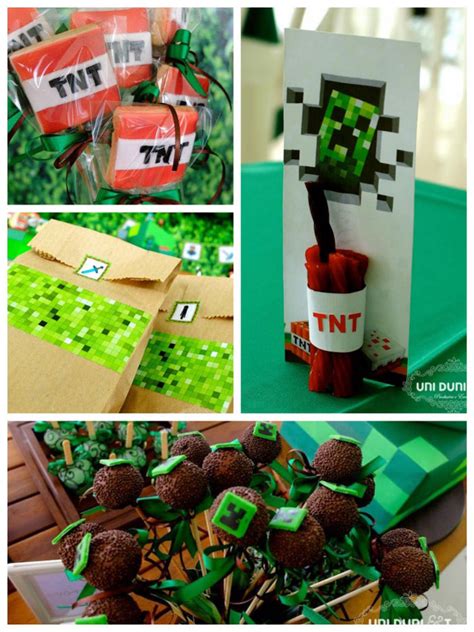 Kara S Party Ideas Minecraft Themed Birthday Party Via Kara S Party