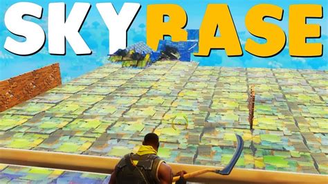 Fortnite Deutsch Wir Versuchen Eine Skybase Zu Bauen YouTube