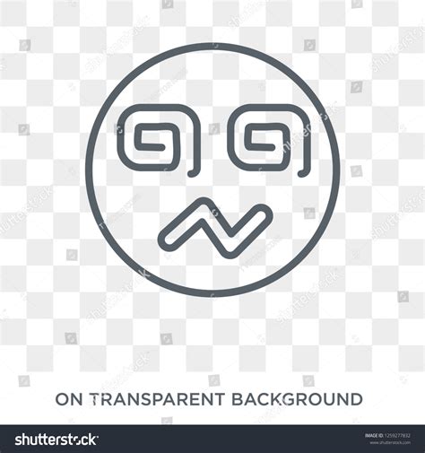 Hypnotized Emoji Icon Hypnotized Emoji Design Royalty Free Stock