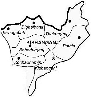 Kishanganj District | Kishanganj District Map