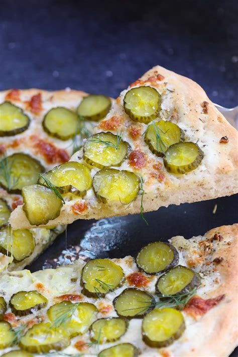 Dill Pickle Pizza And Easy Homemade Dough